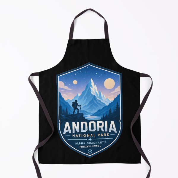 Item preview, Andoria Ice World Retro Sci-Fi Park designed and sold by FrontierCosmic.