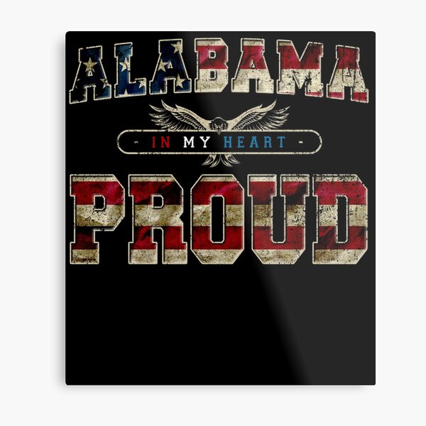 Item preview, Alabama In My Heart Gift Proud Strong Awesome Design America US Flag designed and sold by djpraxis.
