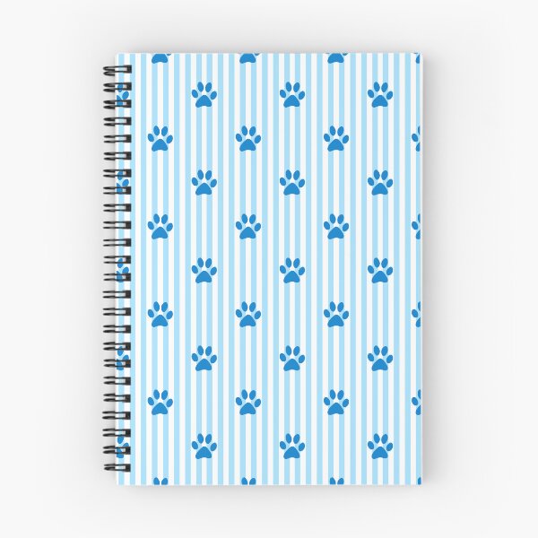 Item preview, Blue Paw Print Stripes Pattern | Light Blue and White Striped Paw Design | Cute Dog Paw Print | Animal Lover Paw Pattern | Blue Paws on Vertical Stripes | Paws Pet Owner Gift designed and sold by VivaFy.