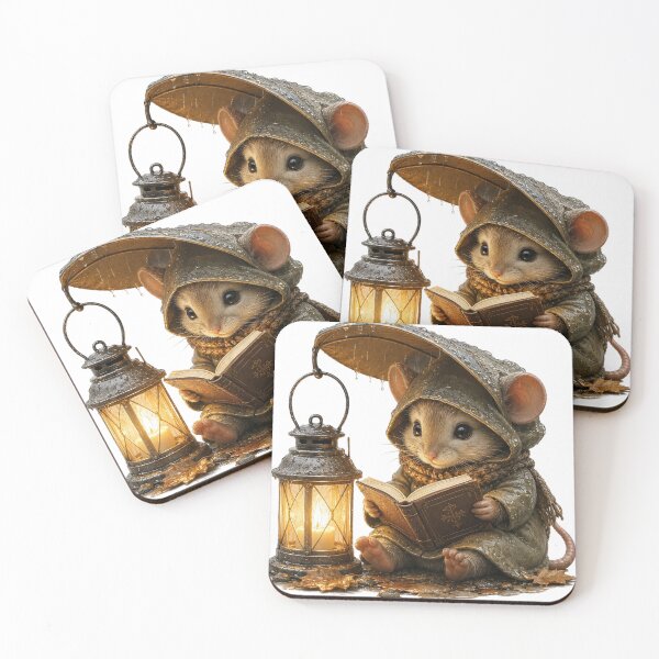 Item preview, Little Mouse Reading by Lantern designed and sold by Helenaphotoart.