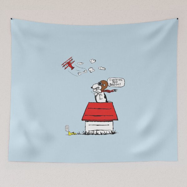 Item preview, snoopy - curse you red baron! designed and sold by waderpaker.