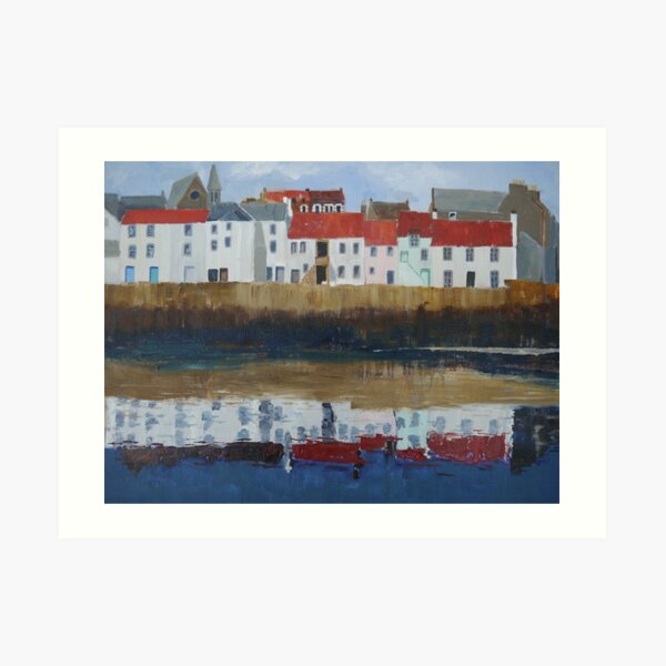St Monans Reflections Art Print