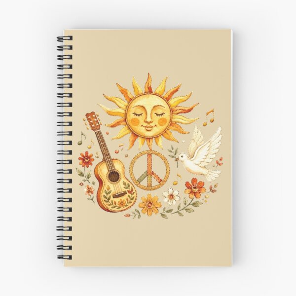 Item preview, Sun Peace And Love Watercolor Boho Hippie designed and sold by Natalia-Vlad.