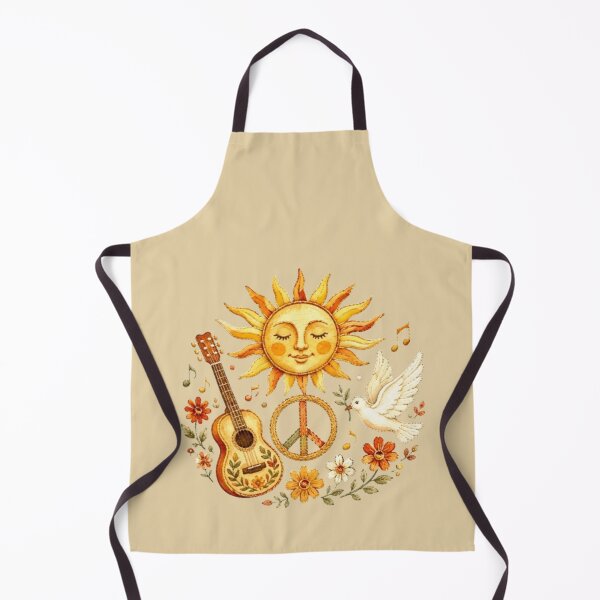 Item preview, Sun Peace And Love Watercolor Boho Hippie designed and sold by Natalia-Vlad.