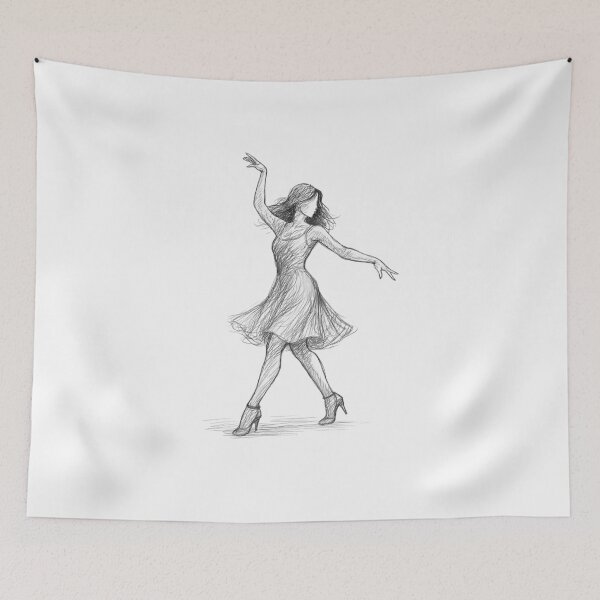 Item preview, Elegant Ballerina Dancing  designed and sold by Nitta Studio.