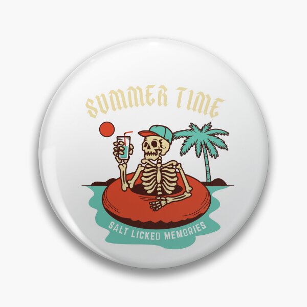 Item preview, Summer time skull designed and sold by calipso82.
