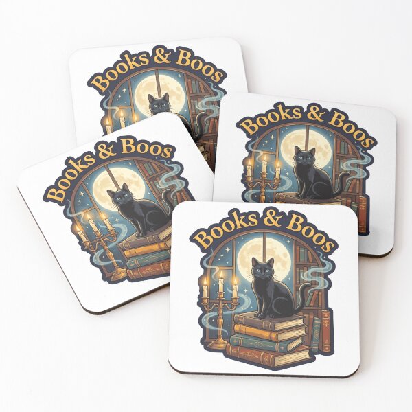 Item preview, Dark Academia Ghost Library Cat Design designed and sold by Mahilis.