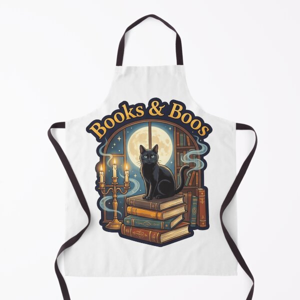 Item preview, Dark Academia Ghost Library Cat Design designed and sold by Mahilis.