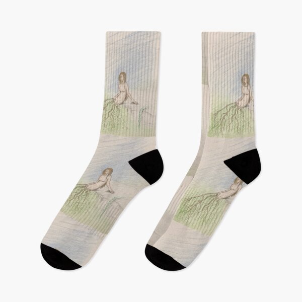 Item preview, free range roots, colored pencil art designed and sold by GiSilver.