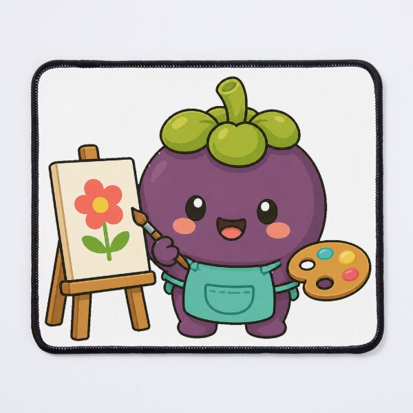 Item preview, Cute Mangosteen Artist designed and sold by Doodle Planet.
