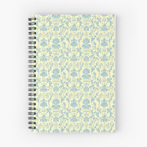 Item preview, Vintage Yellow and Blue Damask Pattern  designed and sold by LouieVanille.