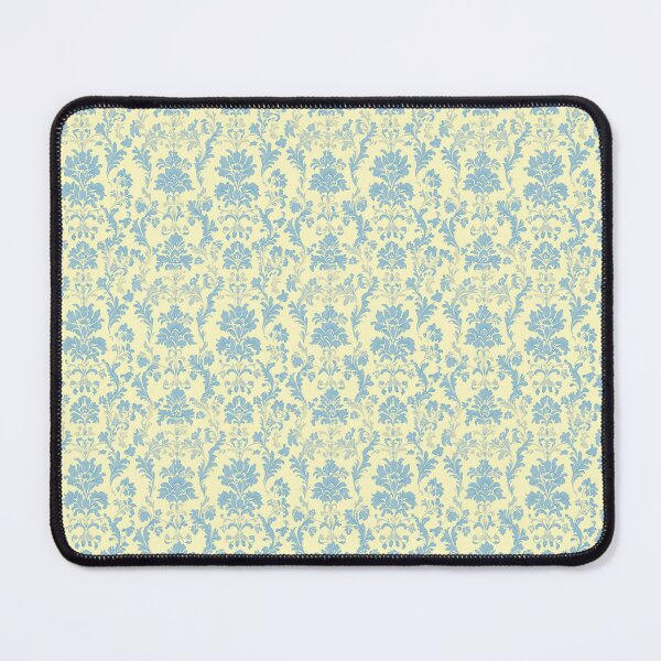Item preview, Vintage Yellow and Blue Damask Pattern designed and sold by LouieVanille.