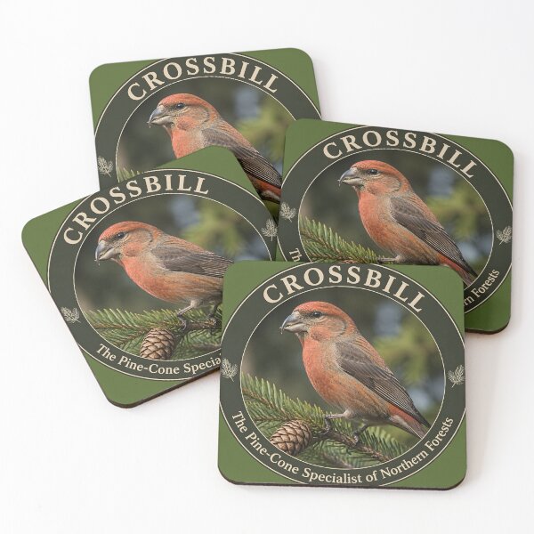Item preview, CROSSBILL – The Pine‑Cone Specialist of Northern Forests designed and sold by The Digital Compass.