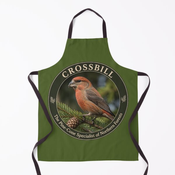 Item preview, CROSSBILL – The Pine‑Cone Specialist of Northern Forests designed and sold by The Digital Compass.