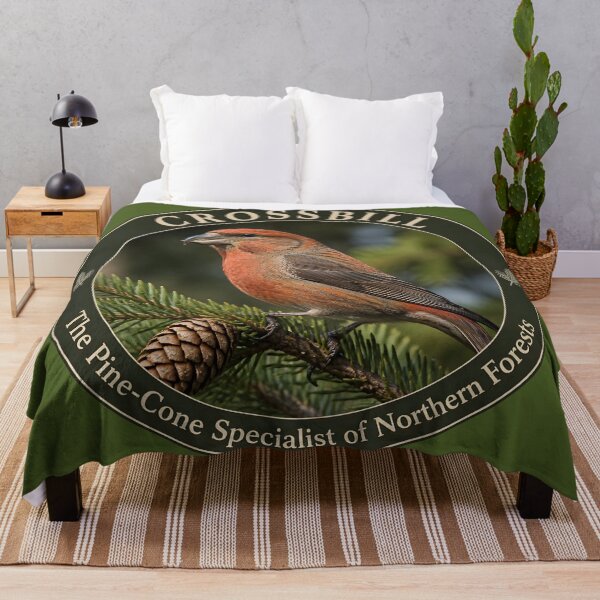 Item preview, CROSSBILL – The Pine‑Cone Specialist of Northern Forests designed and sold by The Digital Compass.