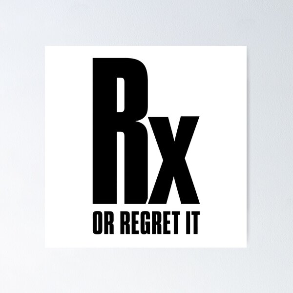 Item preview, Rx or regret it designed and sold by FBA.