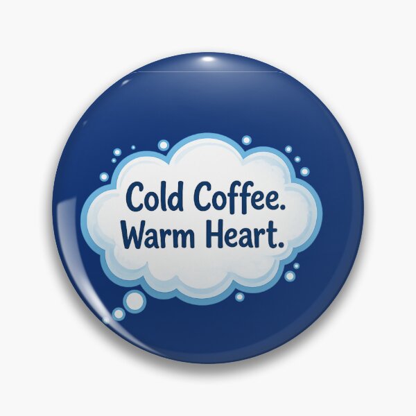 Item preview, Cold Coffee Warm Heart - minimal Style Nurse Art designed and sold by Nurse Craft Studio.