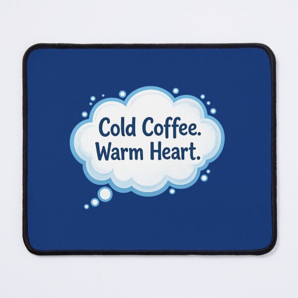 Item preview, Cold Coffee Warm Heart - minimal Style Nurse Art designed and sold by Nurse Craft Studio.