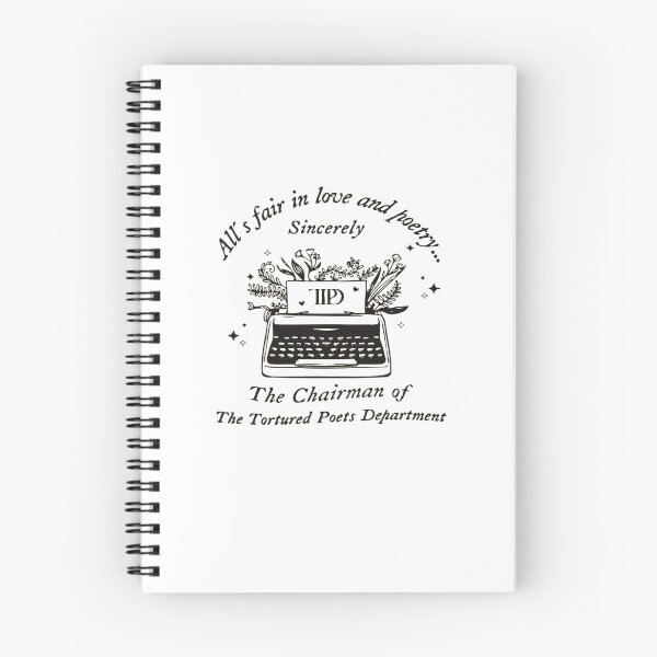 Item preview, Chairman Tortured Poets Typewriter Floral Art designed and sold by gringoods.