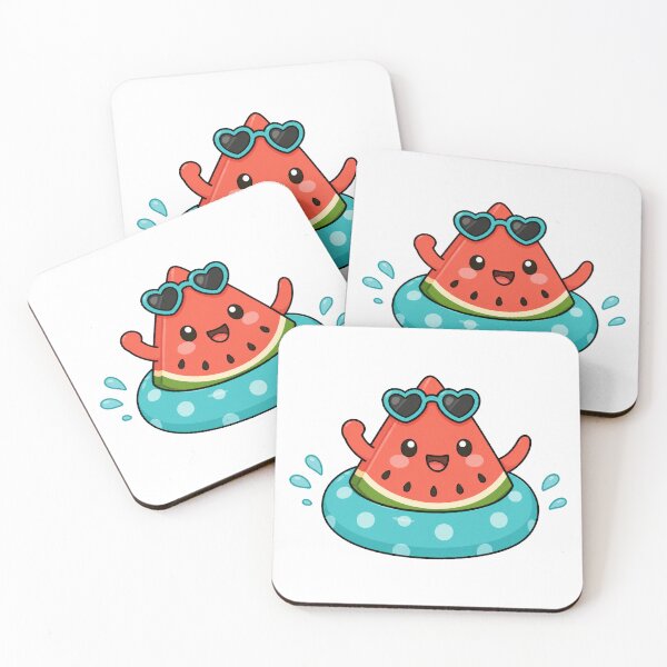 Item preview, Cute Watermelon Swimmer designed and sold by Doodle Planet.