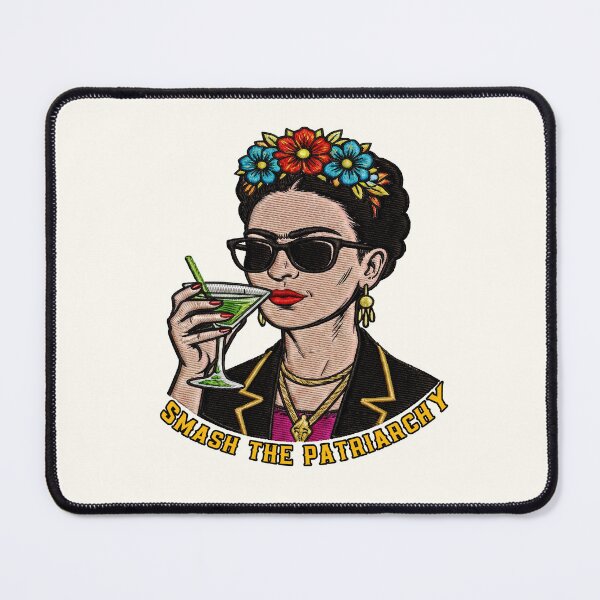 Item preview, Frida Kahlo Sunglasses Martini Smash The Patriarchy designed and sold by TeeARTHY.