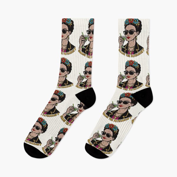 Item preview, Frida Kahlo Sunglasses Martini Smash The Patriarchy designed and sold by TeeARTHY.
