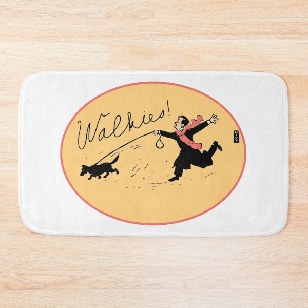 Item preview, being walked by the dog designed and sold by Iasha.