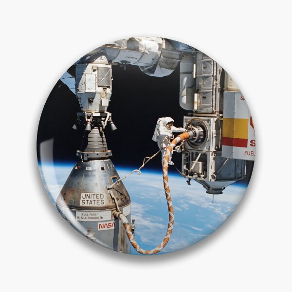 Item preview, NASA spacecraft stopping at Shell station for fuel designed and sold by WiseBow.