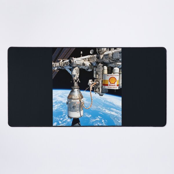 Item preview, NASA spacecraft stopping at Shell station for fuel designed and sold by WiseBow.