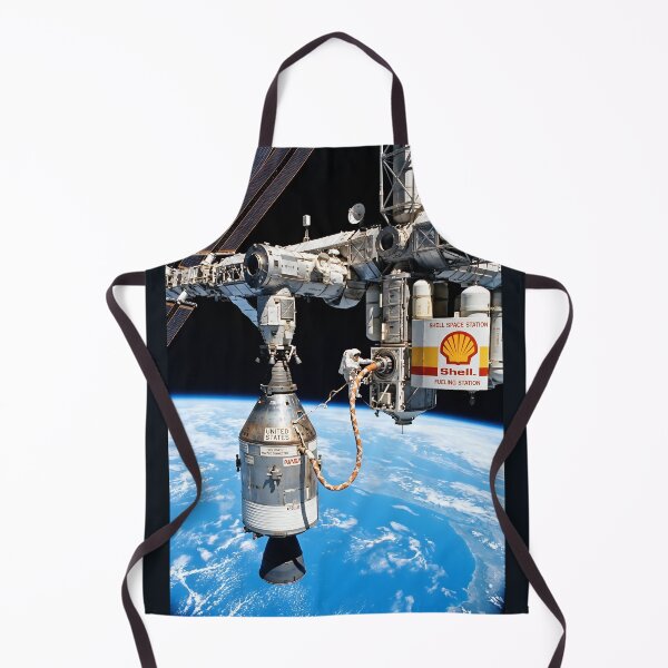 Item preview, NASA spacecraft stopping at Shell station for fuel designed and sold by WiseBow.