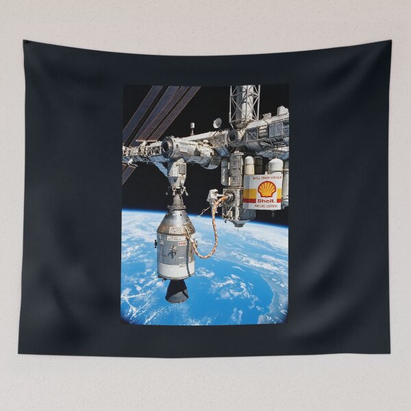 Item preview, NASA spacecraft stopping at Shell station for fuel designed and sold by WiseBow.