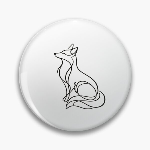 Item preview, One-line fox designed and sold by PeterPunkt.