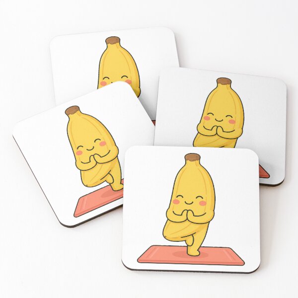 Item preview, Cute Banana Doing Yoga designed and sold by Doodle Planet.