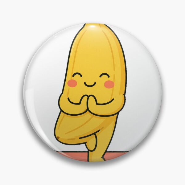 Item preview, Cute Banana Doing Yoga designed and sold by Doodle Planet.