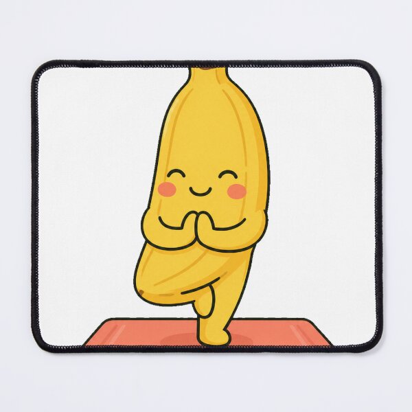 Item preview, Cute Banana Doing Yoga designed and sold by Doodle Planet.