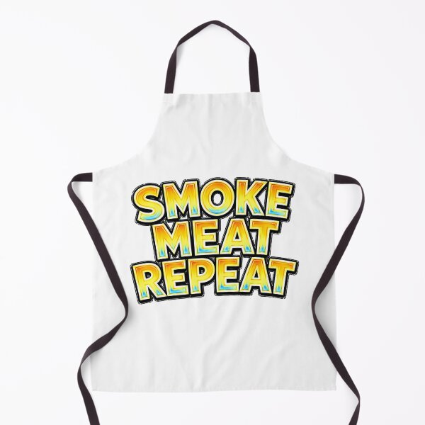 Item preview, Smoke Meat Repeat – Hand Drawn Childlike Typography designed and sold by Mac Sketches.