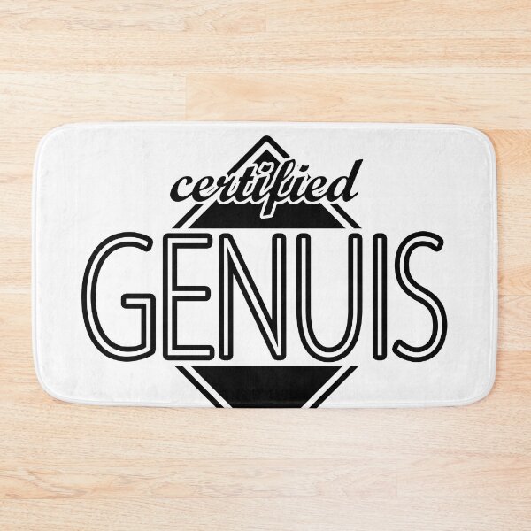Item preview, Certified Genuis designed and sold by ItBearlyFits.