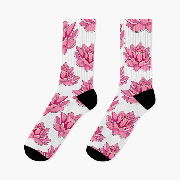 Item preview, Sacred Pink Lotus Blossom Yoga Decor designed and sold by OrPolly.