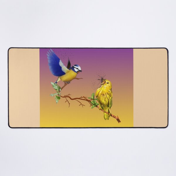 Item preview, baby birds fighting for food on branch designed and sold by XertHardcore.