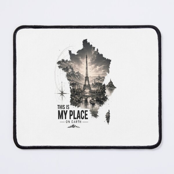 Item preview, France Map Paris This Is My Place On Earth designed and sold by JMDG Studio.
