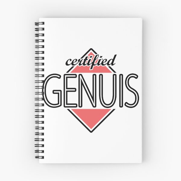 Item preview, Certified Genuis (red) designed and sold by ItBearlyFits.