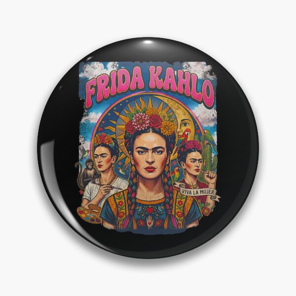 Item preview, Retro Psychedelic Frida Kahlo Mexican Pop Art designed and sold by TeeARTHY.