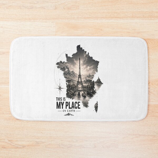Item preview, France Map Paris This Is My Place On Earth designed and sold by JMDG Studio.