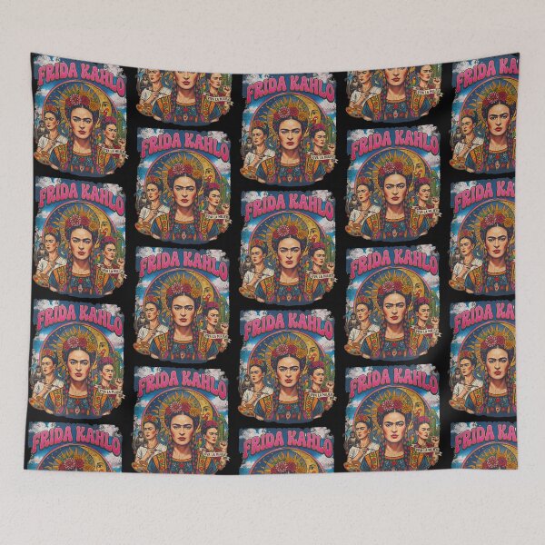 Item preview, Retro Psychedelic Frida Kahlo Mexican Pop Art designed and sold by TeeARTHY.