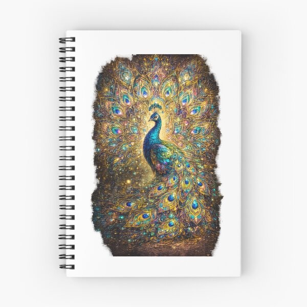Item preview, Peacock with kaleidoscopic feathers designed and sold by PeterPunkt.