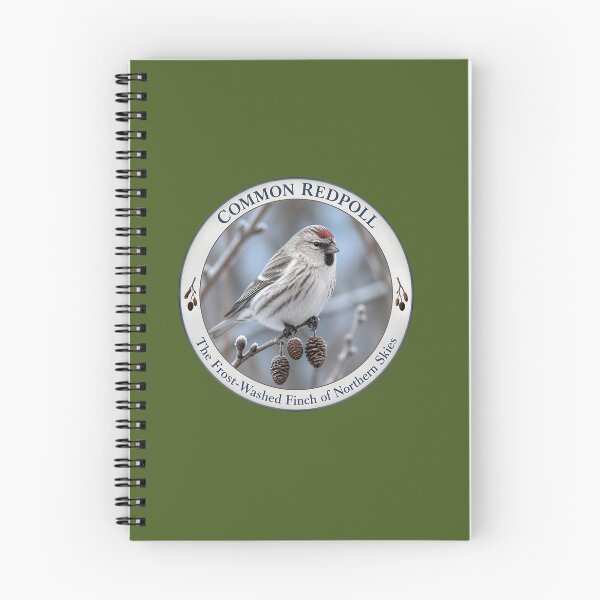 Item preview, COMMON REDPOLL       – The Frost‑Washed Finch of Northern Skies designed and sold by The Digital Compass.