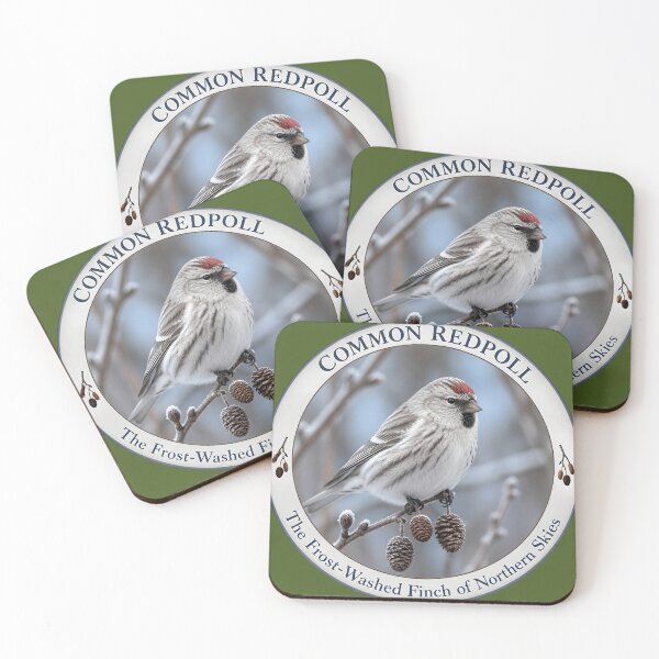 Item preview, COMMON REDPOLL       – The Frost‑Washed Finch of Northern Skies designed and sold by The Digital Compass.