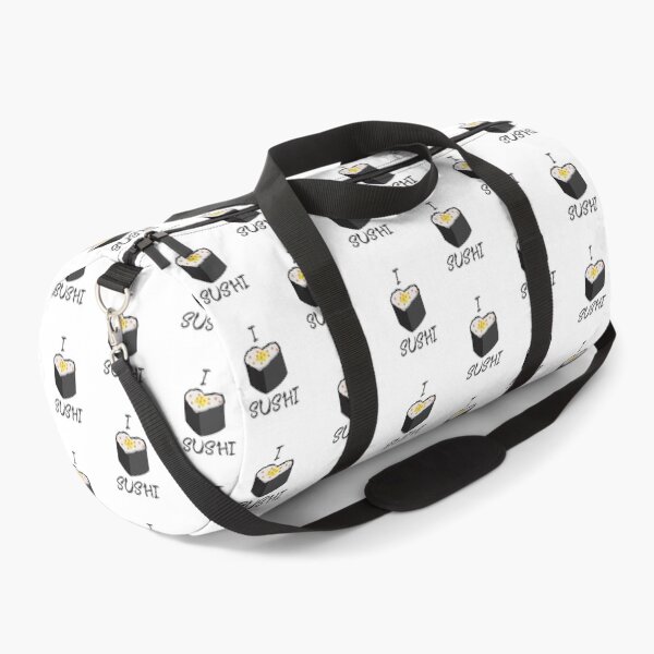 Item preview, I (Heart) Sushi (Dk. Grey on White) designed and sold by PawsitiveMum3.
