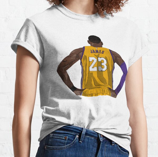 Design James #23 The City Of Angels Basketball Jersey Black Yellow