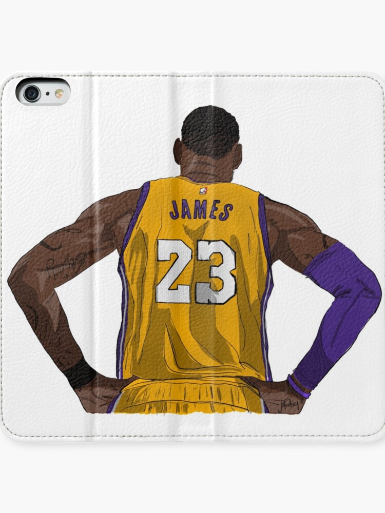 LA LAKERS LEBRON JAMES JERSEY iPhone 6 / 6S Plus Case Cover